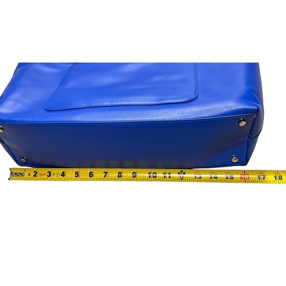 On 34th Leighton Tote Cobalt Glaze Shoulder Travel Bag Blue NWT - Picture 9 of 10